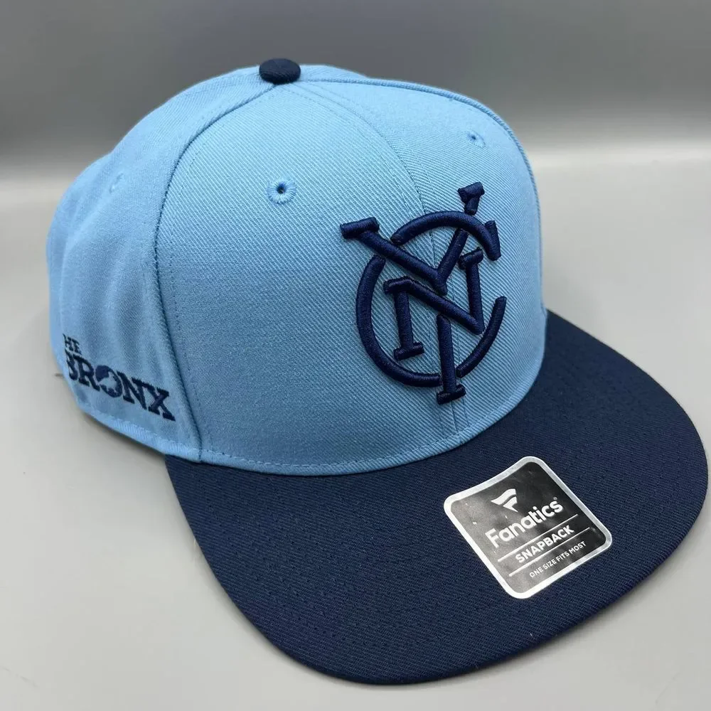 New York City FC‎ Hat Men Blue Fanatics MLS Snap Back Cap
